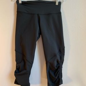 Lululemon crop pant with ruffles- size 4